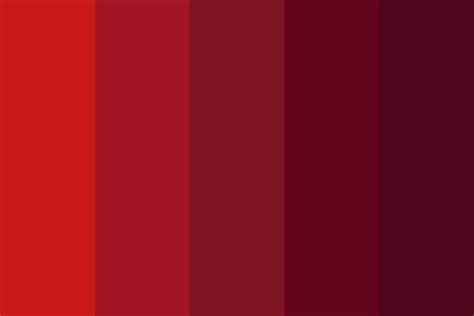 Dark Cherry Color Palette. #colorpalettes #colorschemes #design #colorcombos Orange Color ...