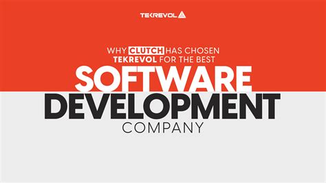 TekRevol Named the Best Software Development by Clutch