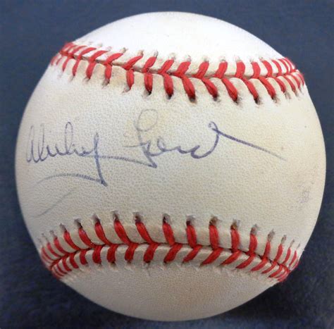 Lot Detail - Whitey Ford Autographed Baseball