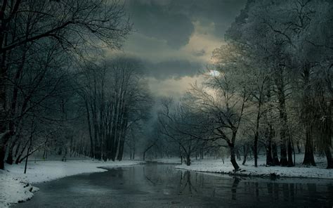 landscape, Nature, Winter, River, Clouds, Snow, Forest, Frost, Trees, Cold, Mist Wallpapers HD ...