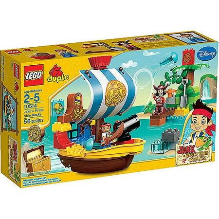 LEGO DUPLO Jake's Pirate Ship Bucky Play Set - Walmart.com