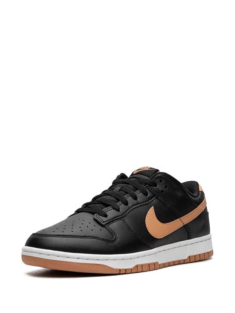 Nike Dunk Low "Black/Amber Brown" Sneakers - Farfetch