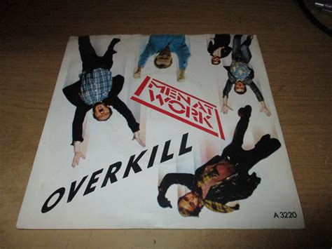 MEN AT WORK - Overkill 7" Vinyl