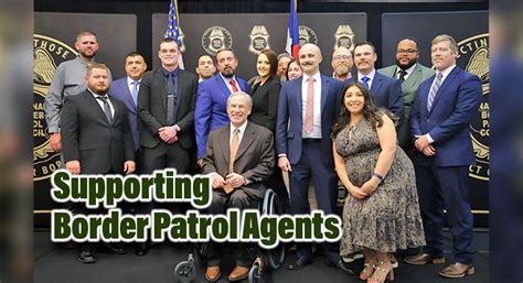 Gov. Abbott Shows Support for Border Patrol Agents In Houston - Texas ...