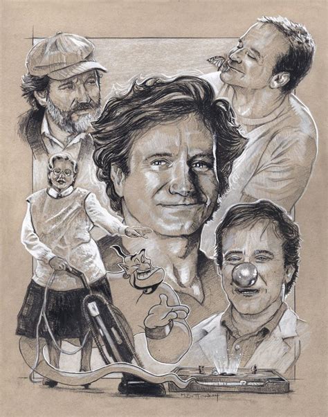 Robin Williams Tribute sketch by MarkButtonDesign on deviantART | Robin ...