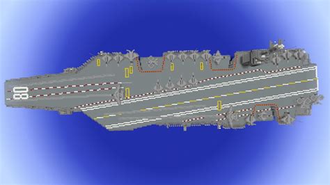 Aircraft Carrier ( Gerald R. Ford-class ) Minecraft Project