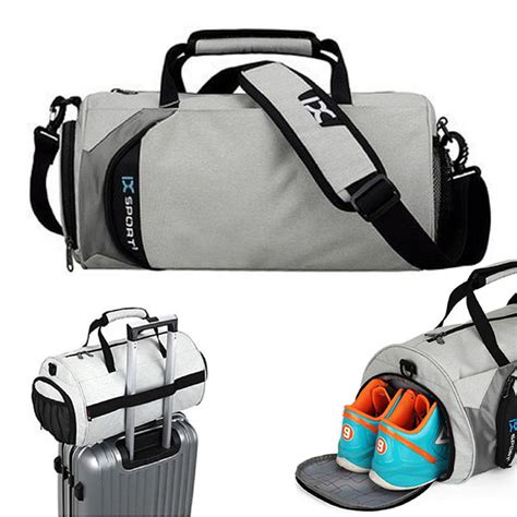 Gym Bag with Shoe Compartment