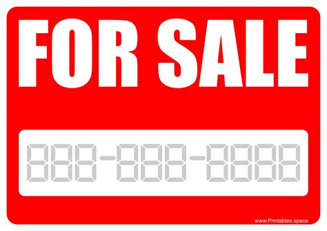 Sale Signs Printable