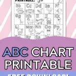 ABC Chart for Kids (Free Printable ABC Alphabet Chart) - Good Mom Living