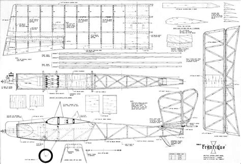 Wood Balsa Wood Plane Plans Free PDF Plans