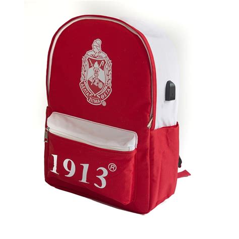 DST USB Port Backpack (Red) - Prime Heritage Gifts