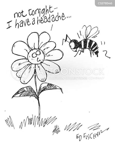 Pollen Flower Cartoons and Comics - funny pictures from CartoonStock