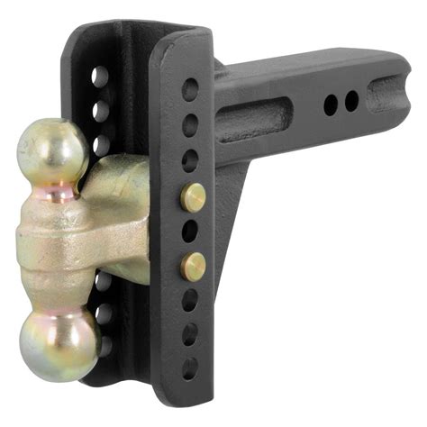 CURT® - Class 5 Channel-Style Adjustable Dual Ball Mount for 2-1/2" Receivers