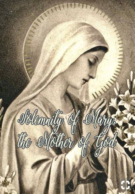 Solemnity of Mary, the Mother of God – Lovely Livings