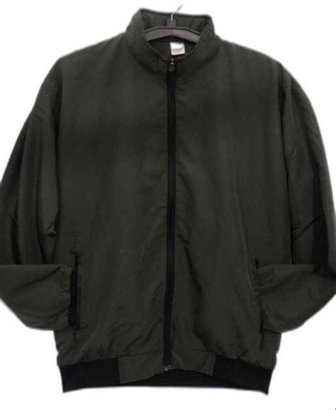 Polyester Sporty Mens Plain Black Jacket, Size: XL at Rs 290 in Siliguri