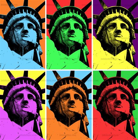 Lady Liberty efecto Pop Art (colores complementarios) | Flickr