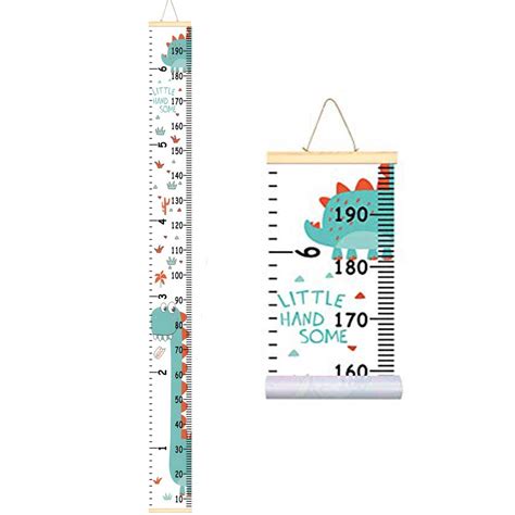 Buy Removable Height Chart for Kids,Dinosaur Measuring Chart Ruler for ...