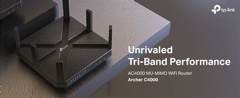 Amazon.com: TP-Link AC4000 Tri-Band WiFi Router (Archer C4000) -MU-MIMO ...