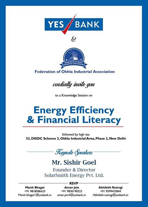 Meet and Greet at “Federation of Okhla Industrial Associations” – SolarSmith Energy