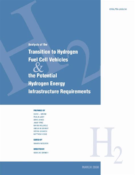 (PDF) Analysis of the Transition to Hydrogen Fuel Cell Vehicles and the ...