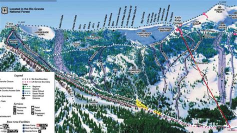 Colorado Ski Maps | Wolf Creek Resort Trail Map