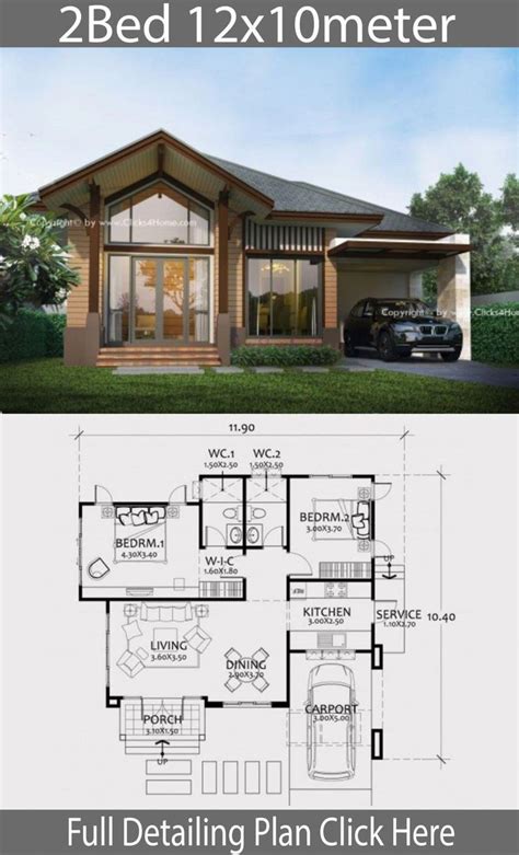 Bungalow House With Attic Floor Plan – The Urban Decor