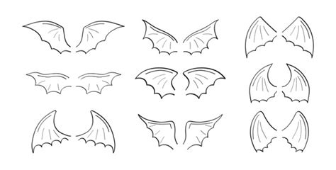 How To Draw Devil Wings