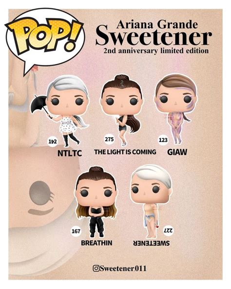 Ariana Grande Sweetener Collection Funko Pop