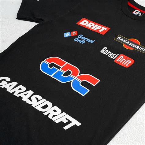 Garasi Drift Basic T-Shirt Classic Garasi Drift Team Black