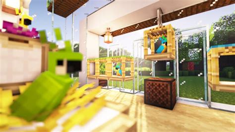 Minecraft: How To Build a Parrot House 1.20.2/1.20.1/1.20/1.19.2/1.19.1/1.19/1.18/1.17.1/Forge ...