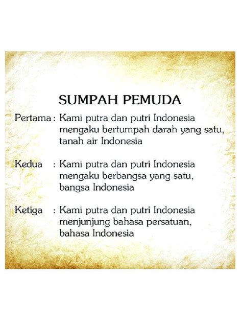 Naskah Sumpah Pemuda | PDF