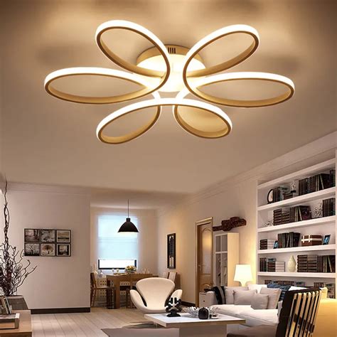 2018 Modern led chandelier ring chandelier For living room Chandeliers lustre luminaria ...
