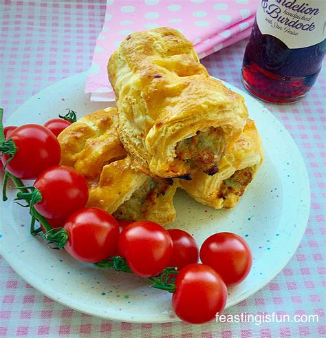 Spicy Sausage Rolls - Feasting Is Fun