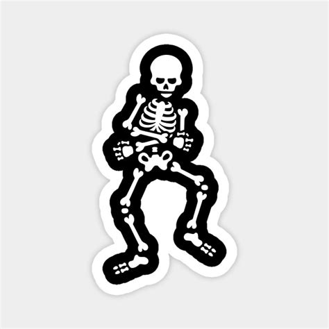 Skibidi challenge meme dancing skeleton dance funny - Skibidi Challenge - Magnet | TeePublic