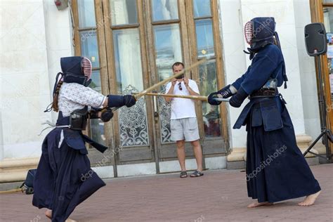 Japanese sword fighting – Stock Editorial Photo © Aviavlad3 #51889591