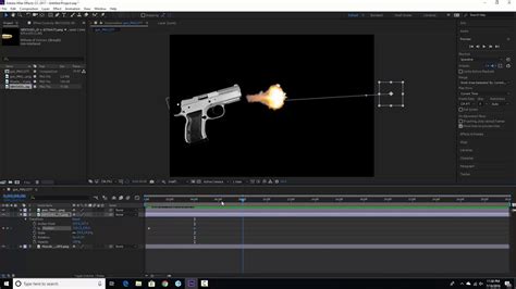 Adobe After Effects Tutorial - Shooting Gun Animation - YouTube