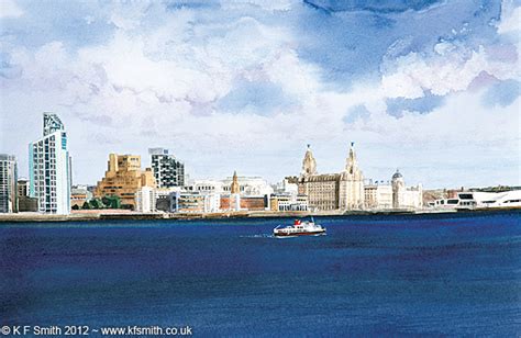 Liverpool Waterfront Paintings of Liverpool - originals and limited ...