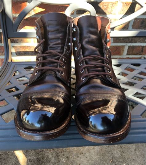 High Shine Red Wing Iron Ranger 8111 #TheShoeQue | Shoe boots, Cool ...