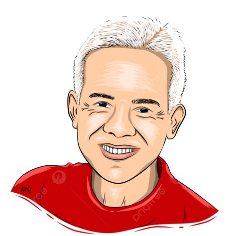 Ilustração Dos Desenhos Animados Do Presidente Ganjar Pranowo PNG , Recompensa Pranowo, Luta ...