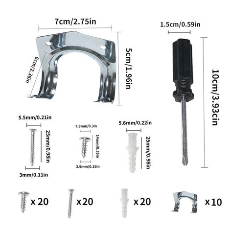 BAMILL Tool Hanger Hooks Set Garden Tools Garage Shed Hanging Bracket ...