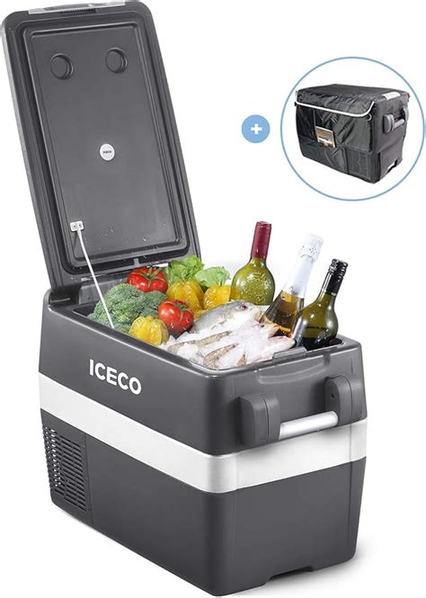 Amazon.com: ICECO JP40 Portable Refrigerator Fridge Freezer, 12V Cooler Refrigerator, 40 Liters ...