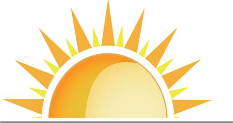 Download Transparent Sun Half - Half Sun Logo Png PNG Image with No Background - PNGkey.com