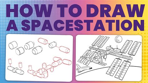 How to Draw a Space Station - YouTube