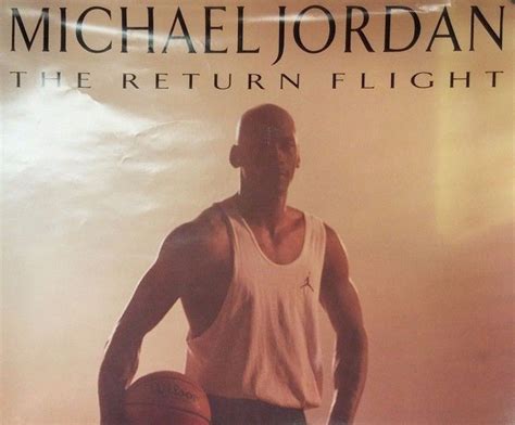 Vintage Gear: Michael Jordan "Return Flight" Wilson Basketball Poster ...