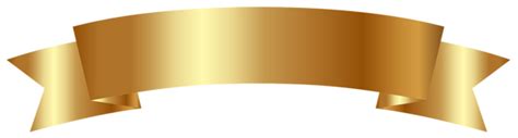 Banner Gold Clipart PNG Image | Gallery Yopriceville - High-Quality Images and Transparent PNG ...