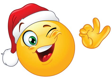 Winking Santa Smiley | Funny emoji, Funny emoji faces, Funny emoticons