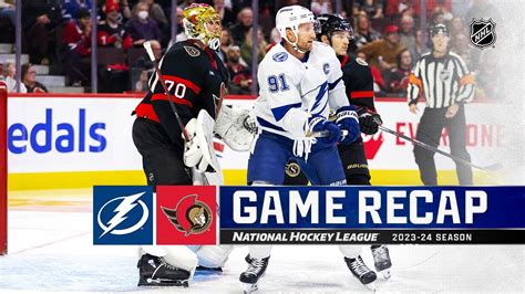 Lightning @ Senators 11/4 | NHL Highlights 2023 - YouTube