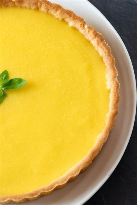 Lemon Basil Tart - Reality Bakes Lemon Meringue Tart, Lemon Custard, Lemon Tart, Fruit Recipes ...