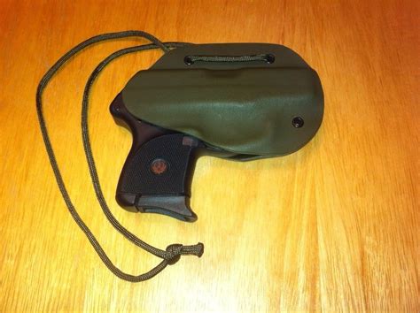 Kydex Neck Holster for Ruger LCP .380 / Green Conceal Carry Holster | eBay