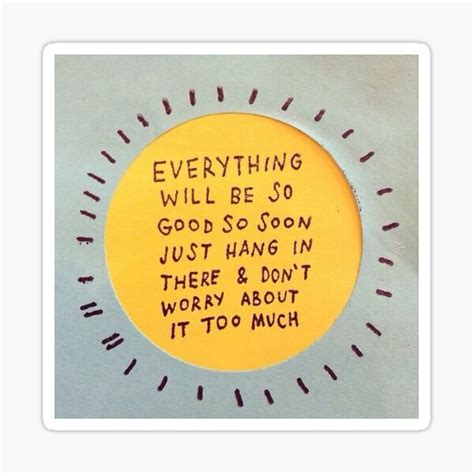 "Sun with Quote" Sticker by camillecipkins | Redbubble